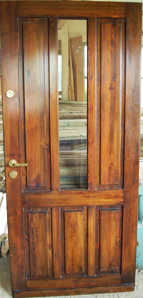 Drzwi drewniane zewnÄ™trzne