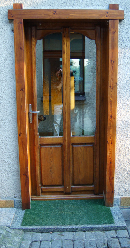 Drzwi drewniane zewnÄ™trzne